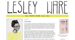 Desktop Screenshot of lesleyware.com