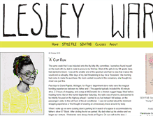 Tablet Screenshot of lesleyware.com